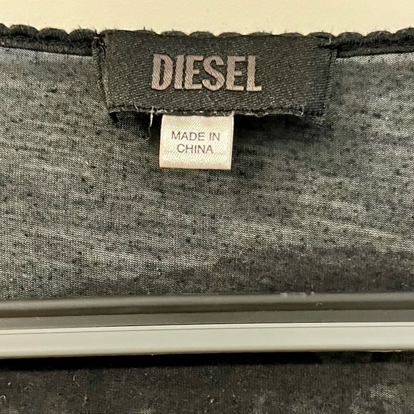 Only the Brave Burnout Pocket Tee by Diesel - Picture 4 of 4